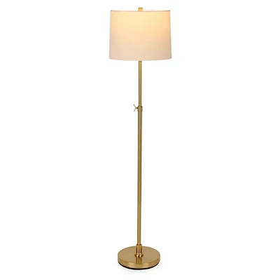 Gold Metal Adjustable Floor Lamp