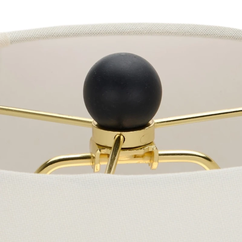 Aruna Black Swirl Table Lamp