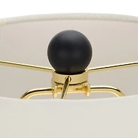 Aruna Black Swirl Table Lamp