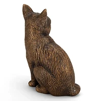 Antique Gold Cat Figurine