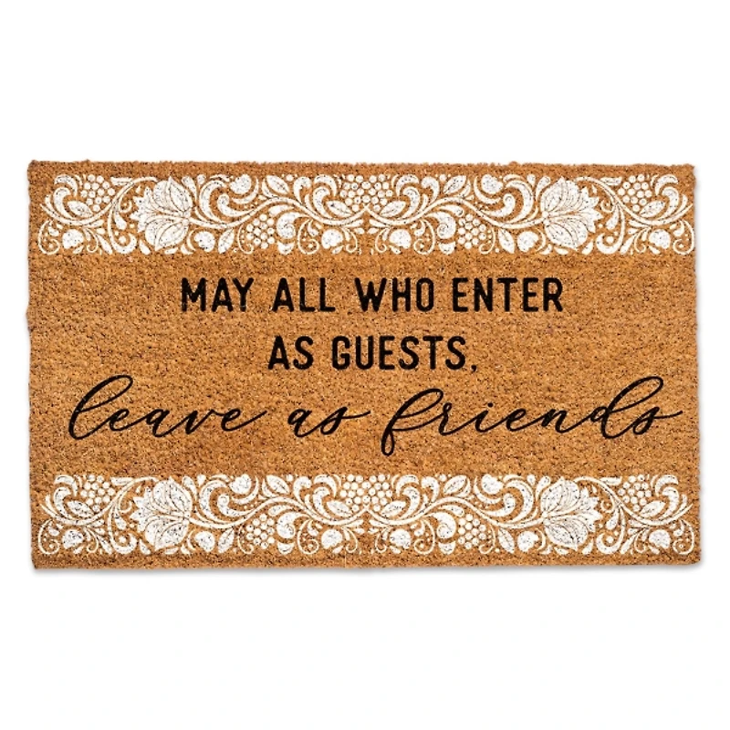Enter as Guests Leave as Friends Doormat