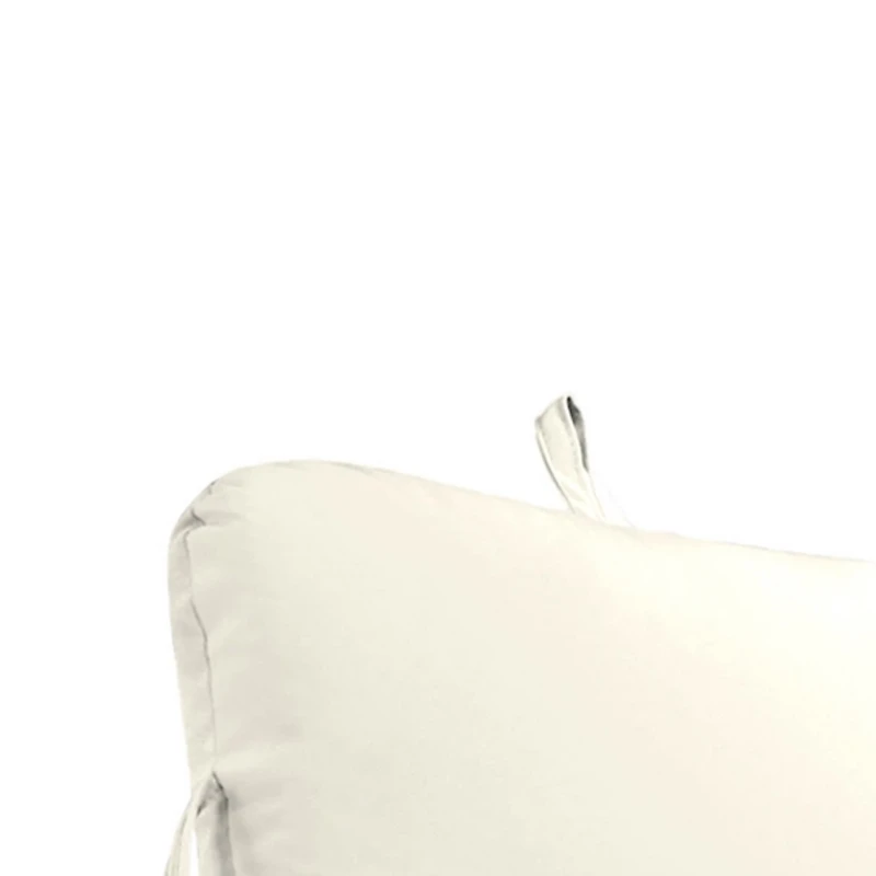 Sand Outdoor Chaise Cushion with Ties