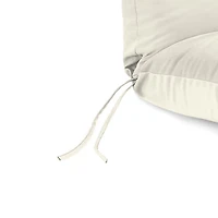 Sand Outdoor Chaise Cushion with Ties