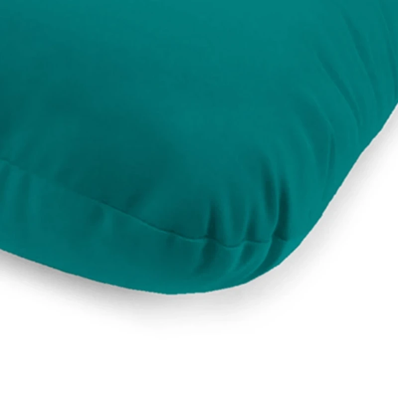 Celestial Teal Outdoor Chaise Cushion with Ties