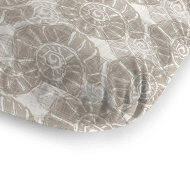 Taupe Conch Shell Outdoor Chaise Cushion