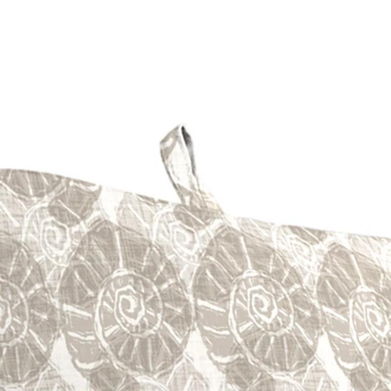 Taupe Conch Shell Outdoor Chaise Cushion