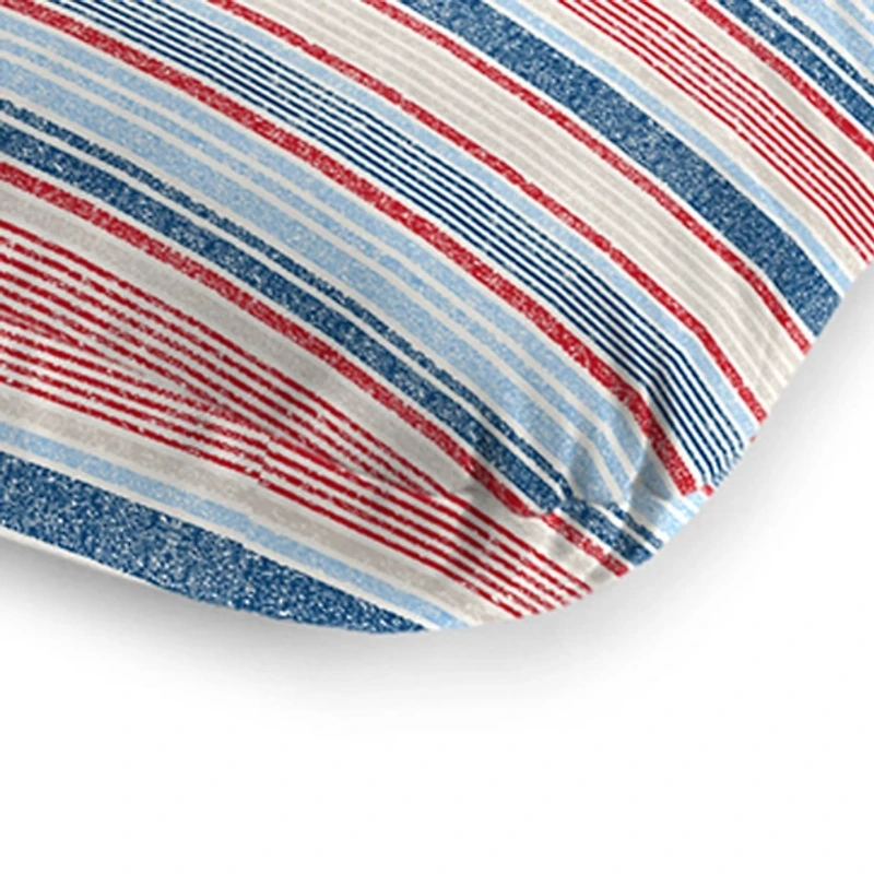 Red, White, & Blue Stripes Chaise Cushion