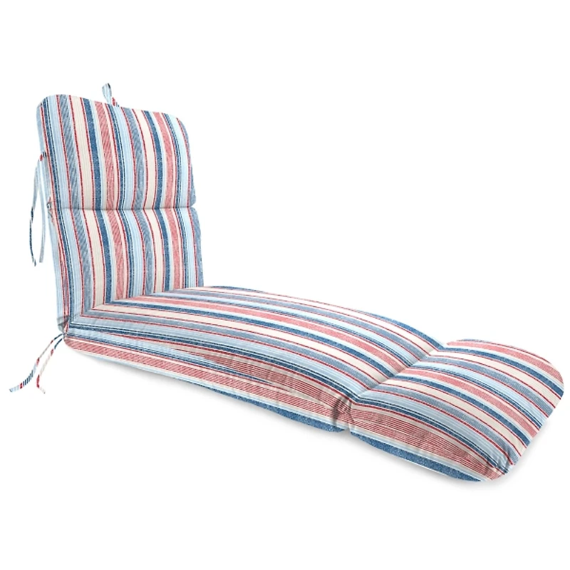 Red, White, & Blue Stripes Chaise Cushion