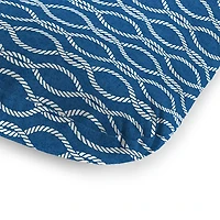 Regatta Navy Lattice Outdoor Chaise Cushion