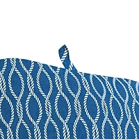 Regatta Navy Lattice Outdoor Chaise Cushion