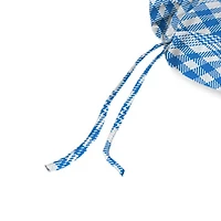 Wetland Blue Plaid Outdoor Chaise Cushion