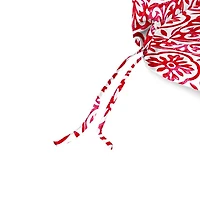 Saturn Red Medallion Outdoor Chaise Cushion