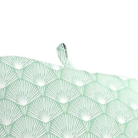 Seagreen Geometric Outdoor Chaise Cushion