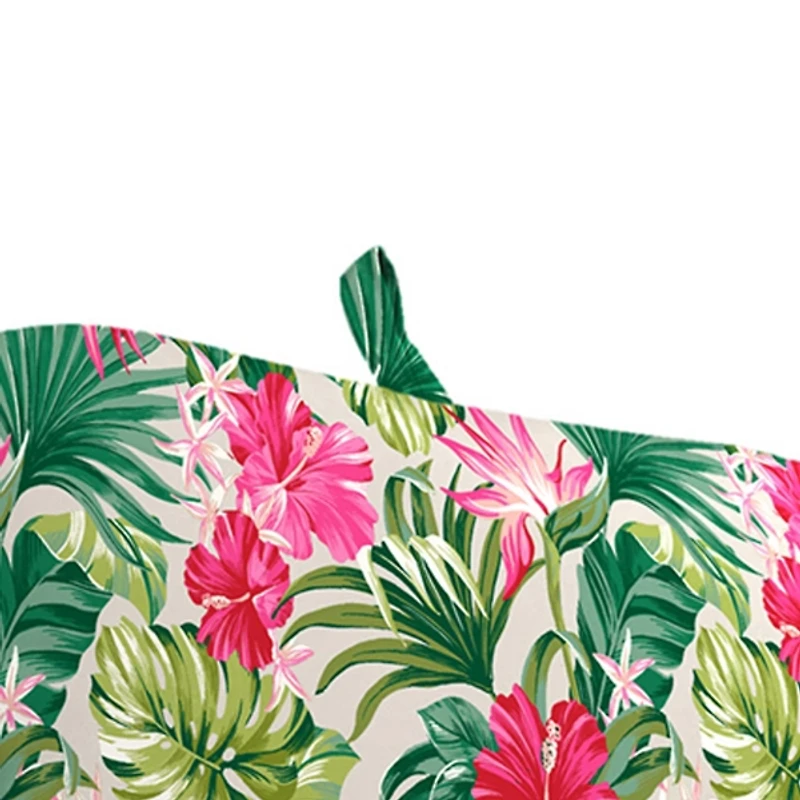 Tropical Hibiscus Outdoor Chaise Cushion, 22x74