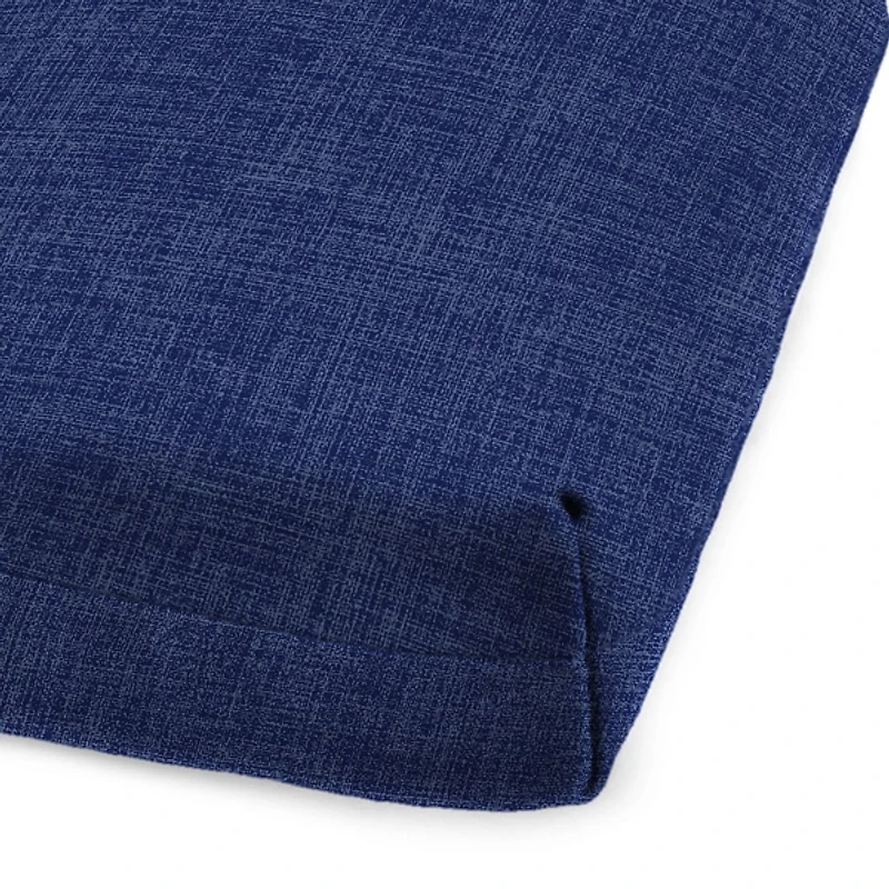 Indigo Blue Crosshatch Chaise Cushion, 22x72