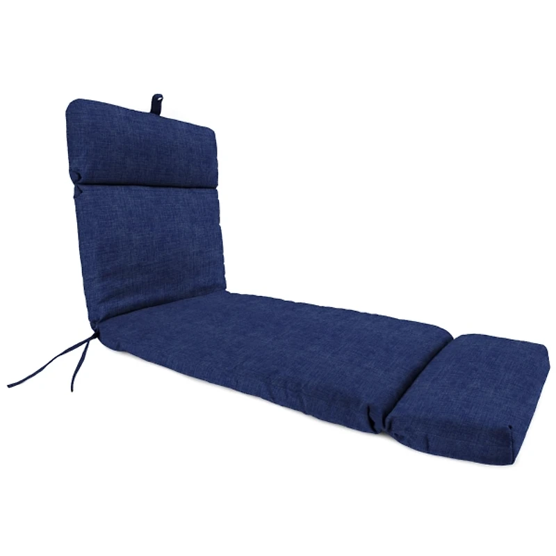 Indigo Blue Crosshatch Chaise Cushion, 22x72