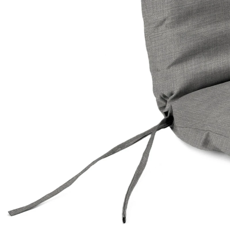 Graphite Gray Crosshatch Chaise Cushion, 22x72