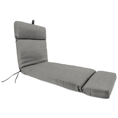 Graphite Gray Crosshatch Chaise Cushion, 22x72