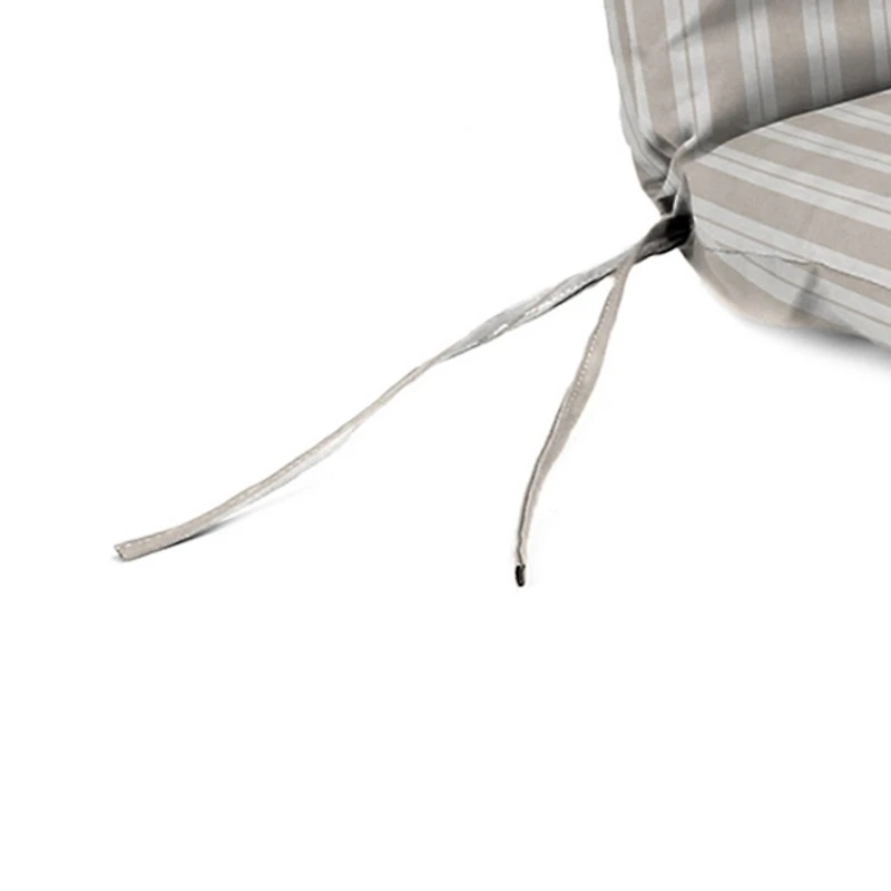 Sand & White Stripe Outdoor Chaise Cushion, 22x72