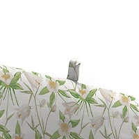 Cream Floral Outdoor Chaise Cushion, 22x72