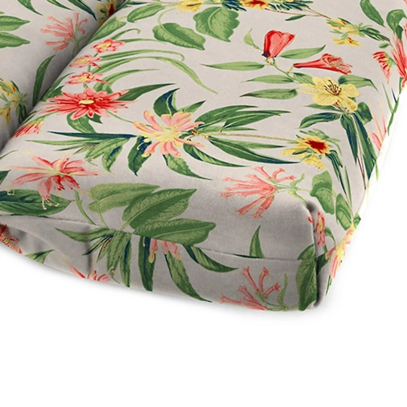 Norrah Tropical Outdoor Chaise Cushion, 22x72