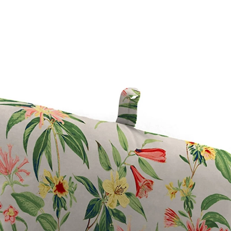 Norrah Tropical Outdoor Chaise Cushion, 22x72
