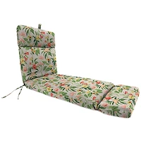 Norrah Tropical Outdoor Chaise Cushion, 22x72