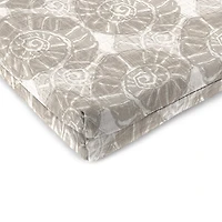 Taupe Conch Shell Outdoor Seat Cushions, Set of 2