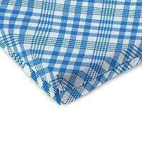 Wetland Blue Plaid Outdoor Seat Cushions, Set of 2