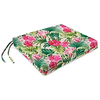 Tropical Hibiscus Outdoor Seat Cushions, Set of 2