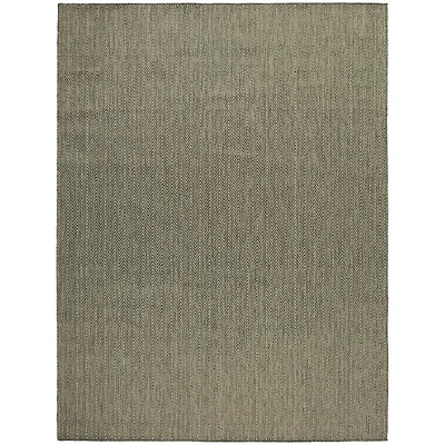 Green Chevron Horizon Outdoor Rug, 9x12