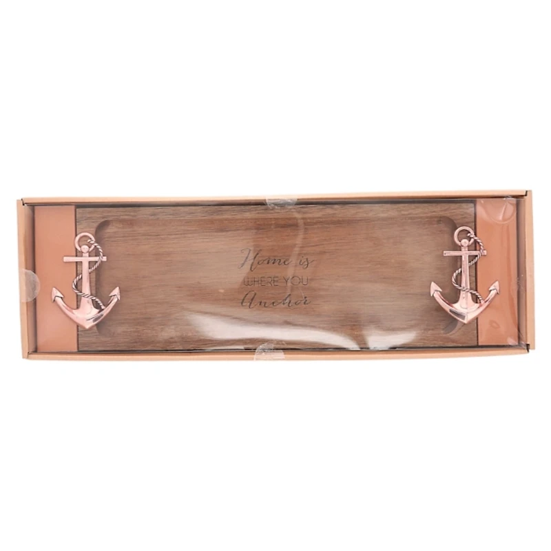 Gold Anchor Handles Serving Board