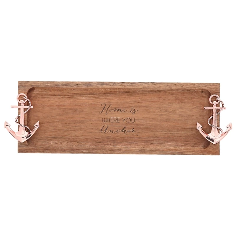 Gold Anchor Handles Serving Board