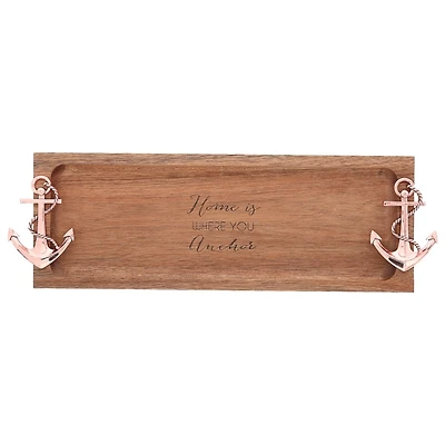 Gold Anchor Handles Serving Board