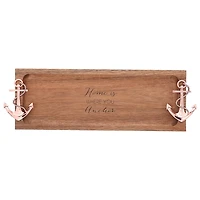 Gold Anchor Handles Serving Board