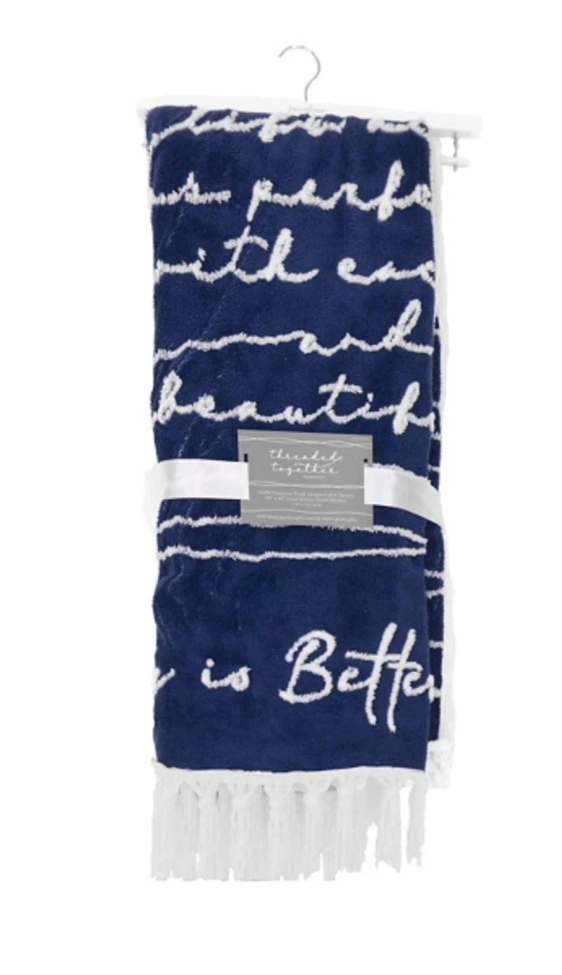 Life is Better at the Lake Throw