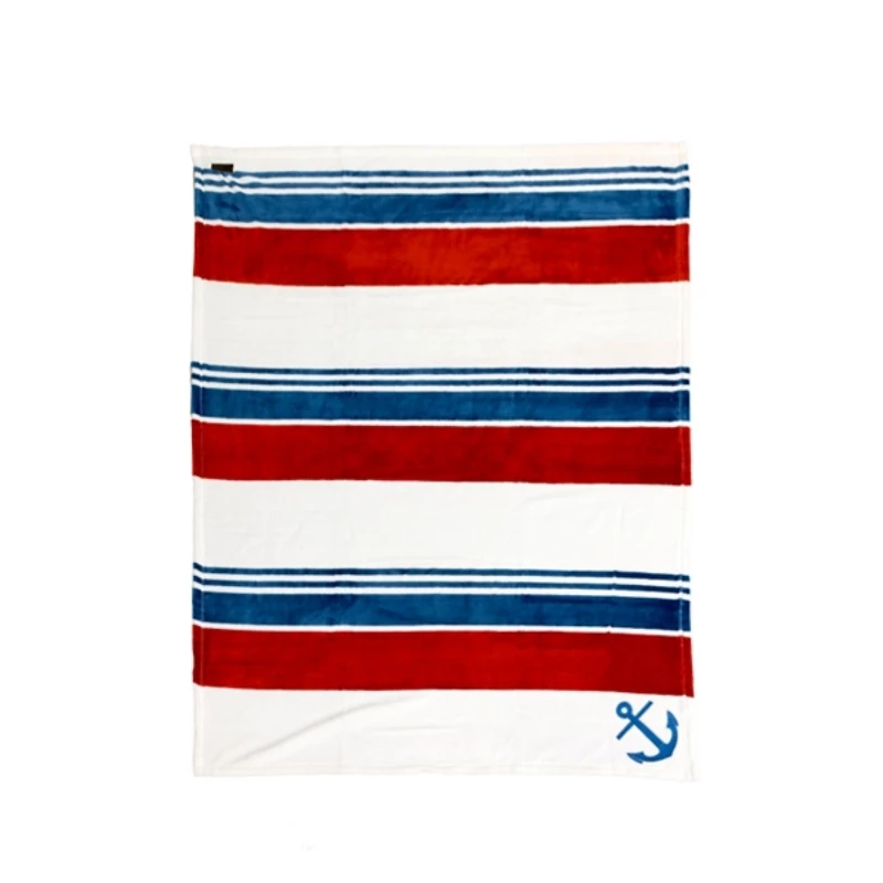Anchor Striped Throw