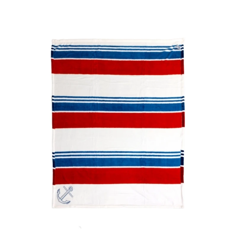 Anchor Striped Throw