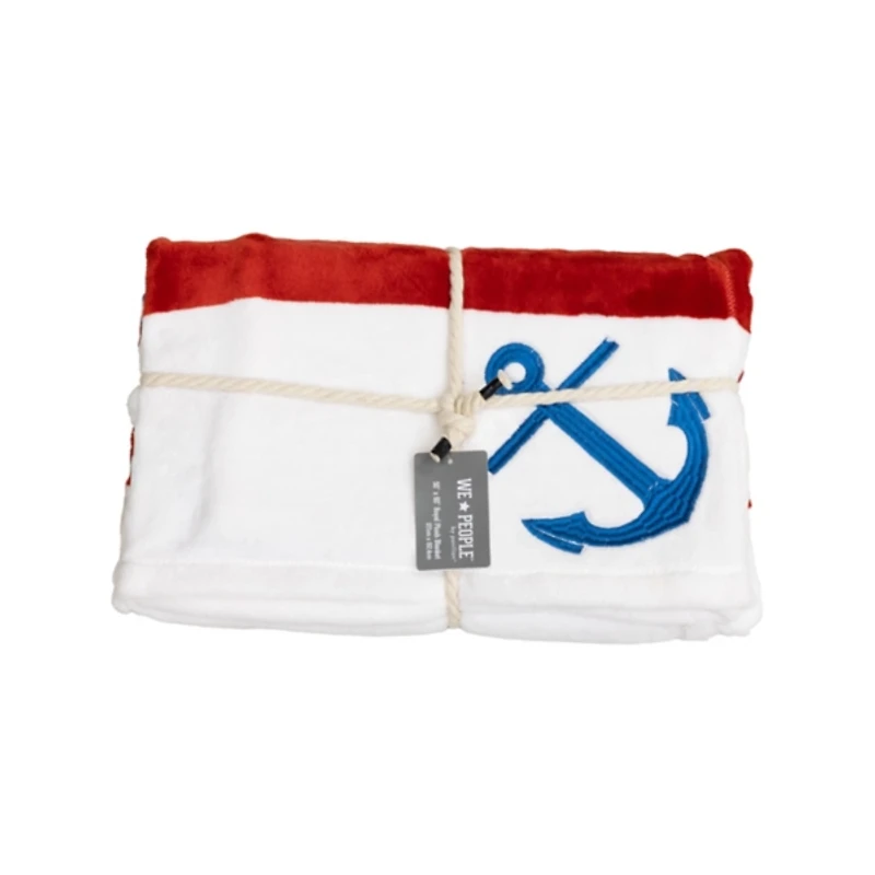 Anchor Striped Throw