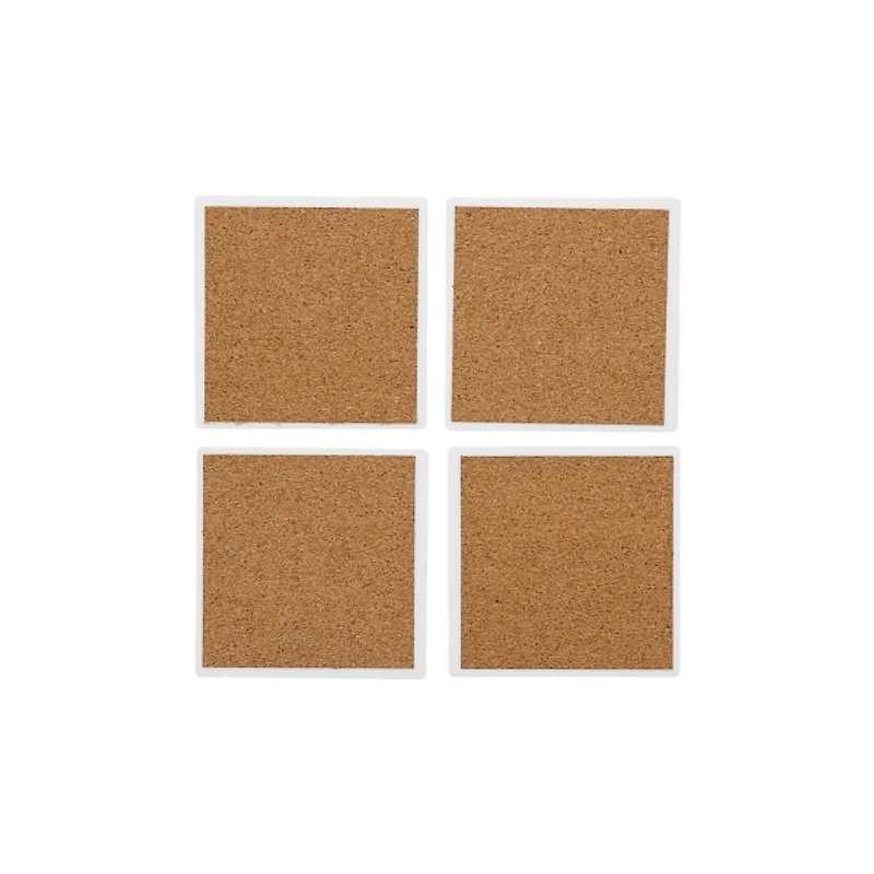 Ceramic Coastal Coasters, Set of 4