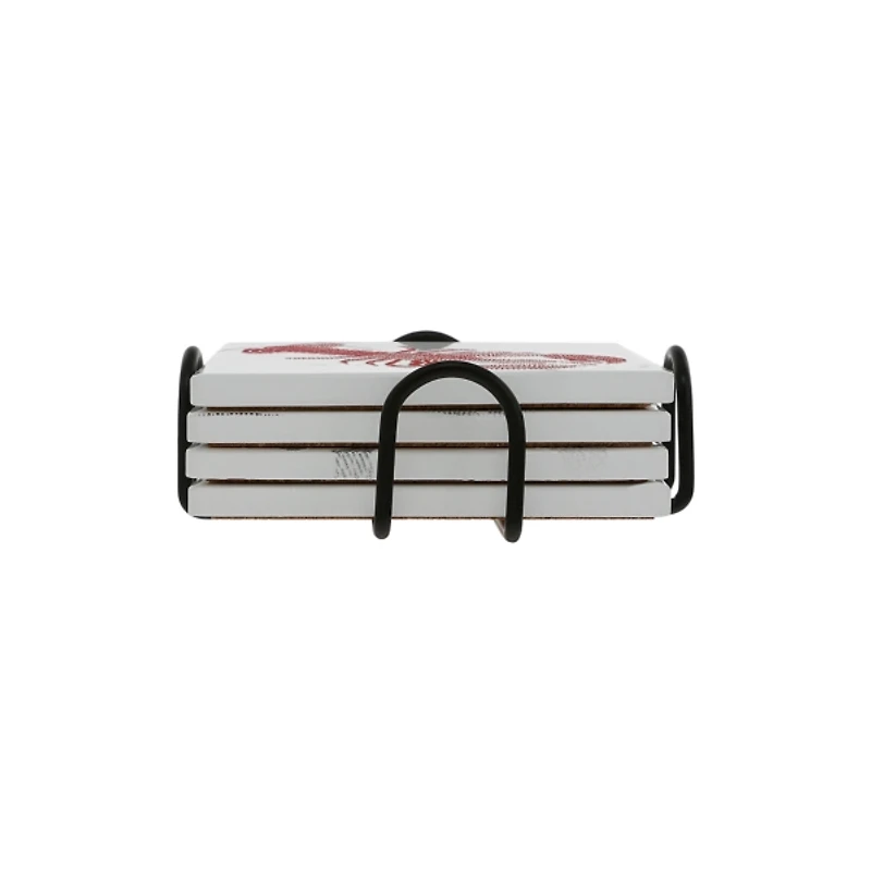 Ceramic Coastal Coasters, Set of 4