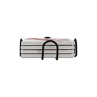 Ceramic Coastal Coasters, Set of 4