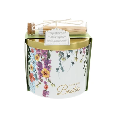 Love You Bestie Soy Wax Vanilla Candle