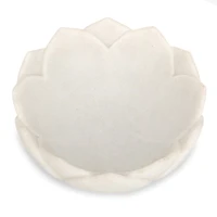 Faux Marble Lotus Decorative Bowl