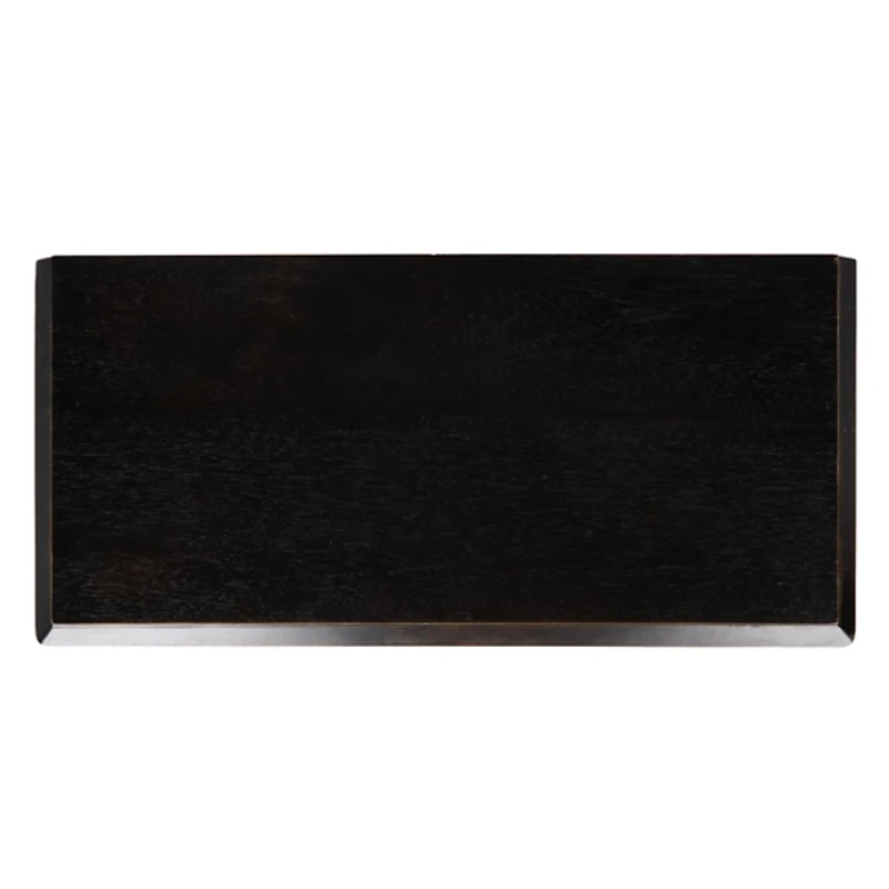 Espresso Wood 2-Door Dain Cabinet