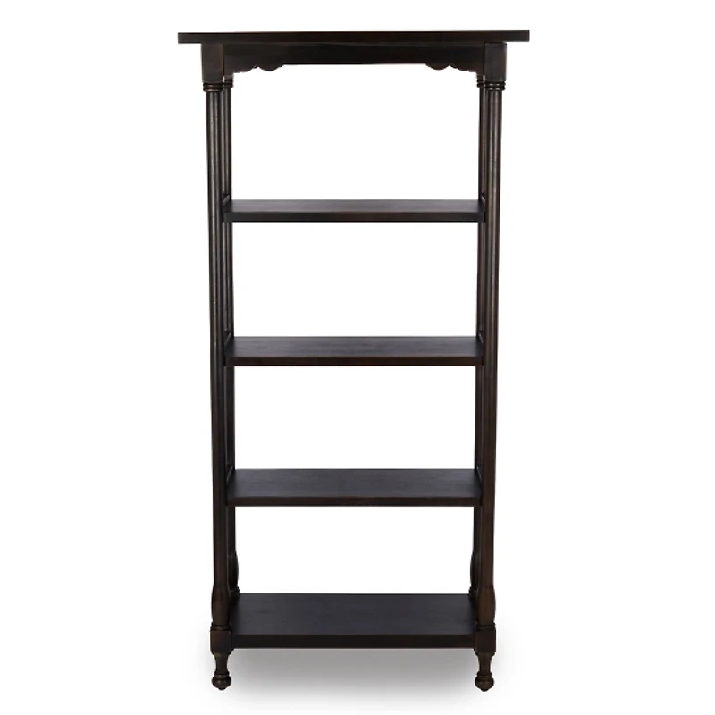 Espresso Wood Dain Bookcase
