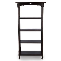 Espresso Wood Dain Bookcase