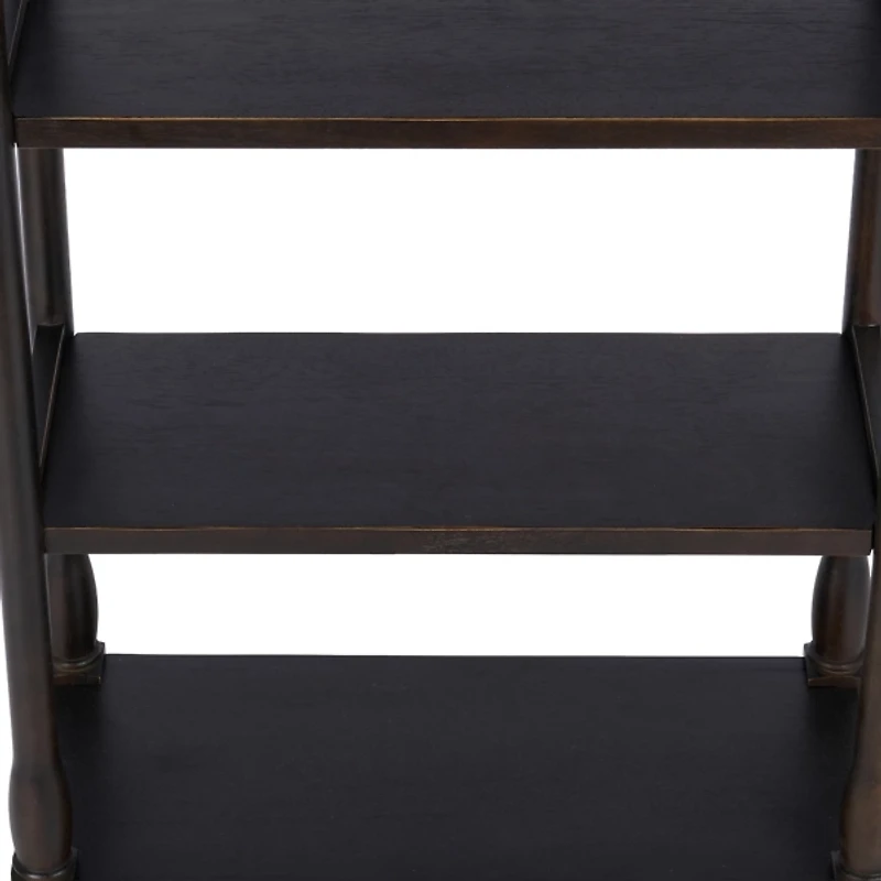 Espresso Wood Dain Bookcase