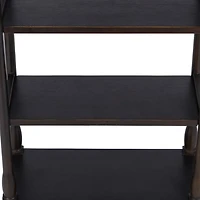 Espresso Wood Dain Bookcase