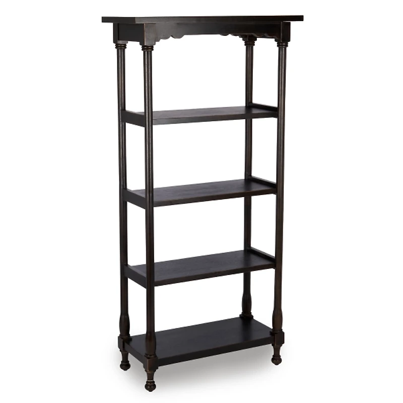 Espresso Wood Dain Bookcase